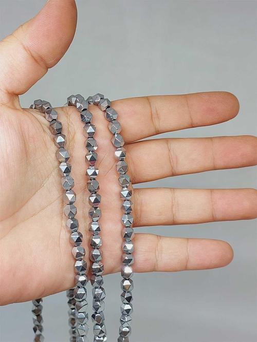 Hematit Taşı Şekilli 5*5.5mm Dizi (52338)
