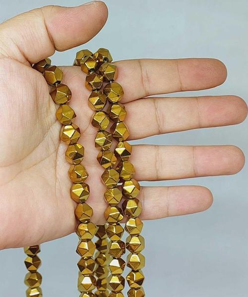 Hematit Taşı Şekilli 8.5*8.5mm Dizi (52346)
