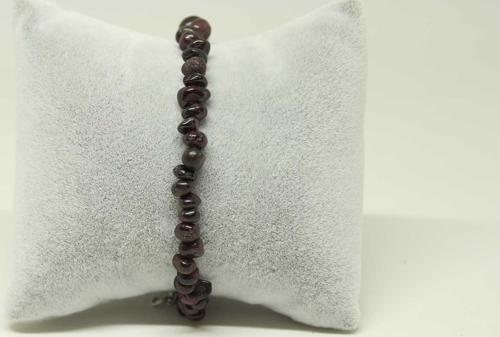 Lal (Garnet - Granat) Taşı Küçük Taşlar Bileklik (22215)