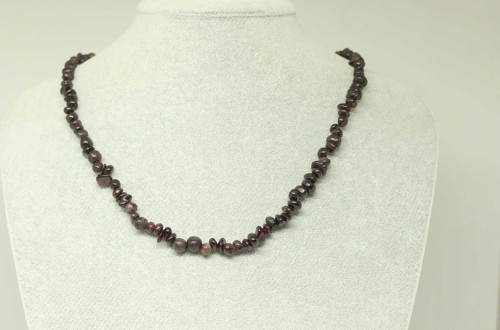 Lal (Garnet - Granat) Taşı Küçük Taşlar Kolye (22205)