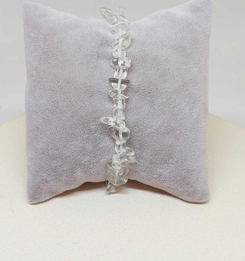 Kristal Kuvars Taşı Küçük Taşlar Bileklik (52168)