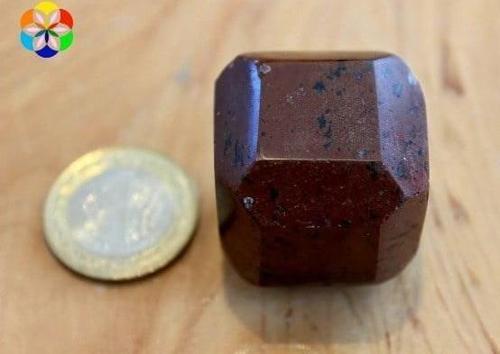 Mahagoni Obsidyen Taşı Küp Şekilli