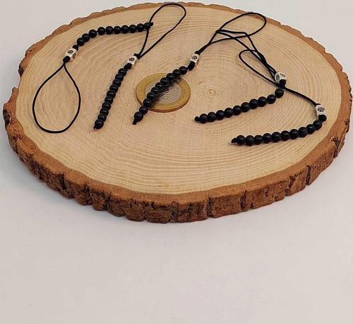 Shungite Taşı Elektromanyetik Frekans Koruyucu Minimal Telefon Aksesuarı İkili Set