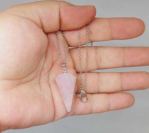 Pembe Kuvars Taşı Mini Pandül (51660)