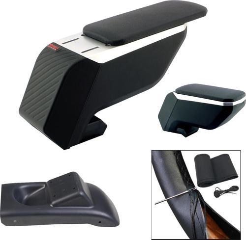Citroen Nemo Premium HQ Lüks ABS Ayaklı Gri-Siyah Kolçak