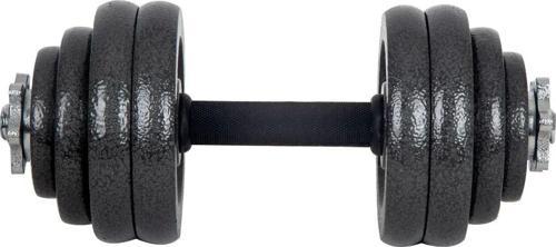 Çantalı Döküm Plaka Dambıl Seti 50 Kg siyah Dumbbell Set