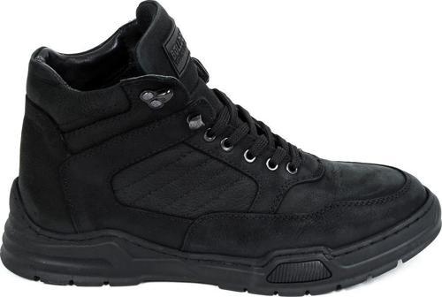 220048 Siyah Nubuk %100 Deri Erkek Bot