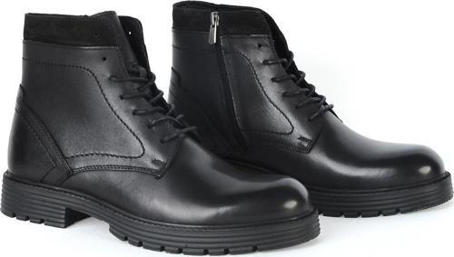 77658 Siyah %100 Deri Erkek Bot
