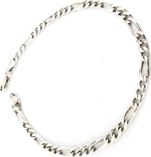 925Ayar Gümüş Figaro Erkek Zincir Bileklik