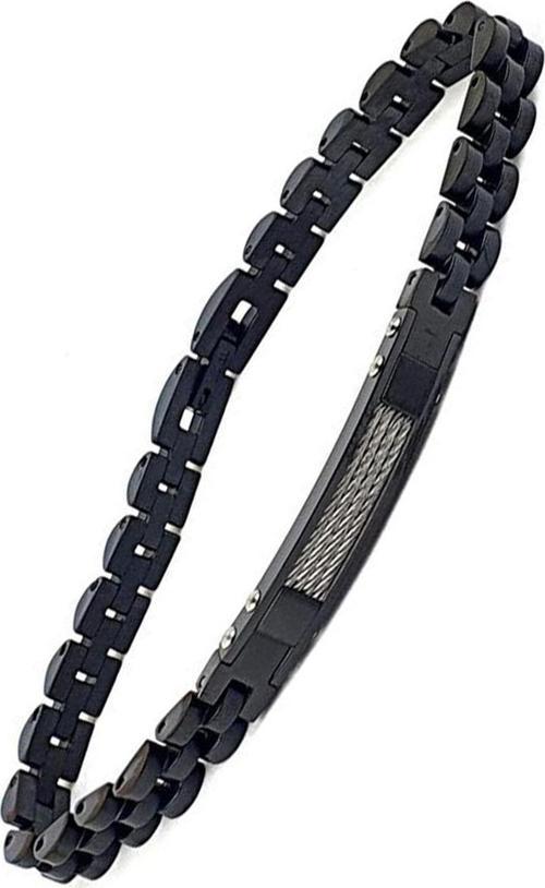 Siyah Rodajli Erkek Bileklik