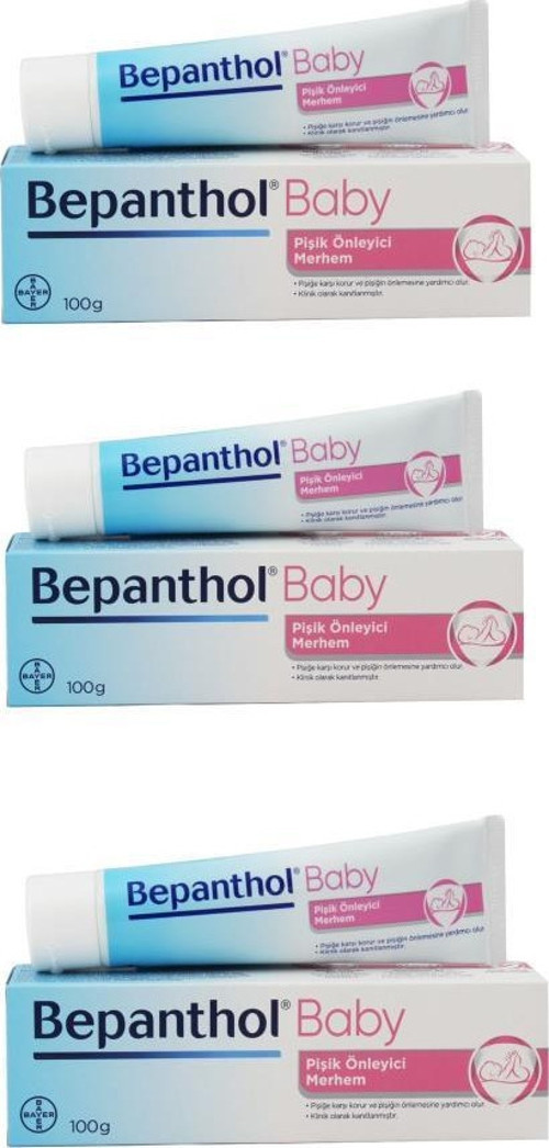Baby 100 gr 3'lü Pişik Kremi