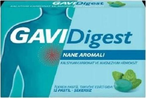 Digest Nane Aromalı 12'li Pastil - Şekersiz