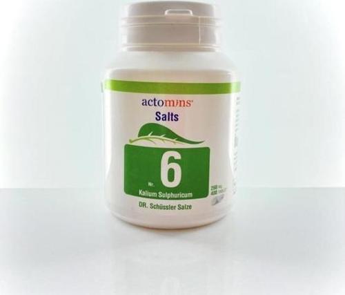 Tuzları No6 KaliumSulfuricumD6-400 Tablet