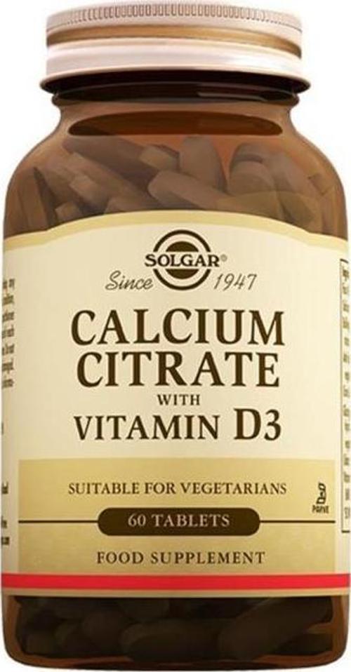 Calcium Citrate Vitamin D3 60 Tablet (Kalsiyum Sitrat)