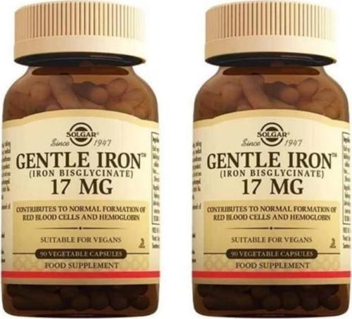Gentle Iron 17 Mg 90 Kapsül - 2 ADET