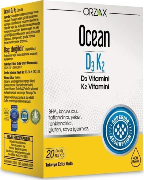 D3 K2 20 Ml Damla