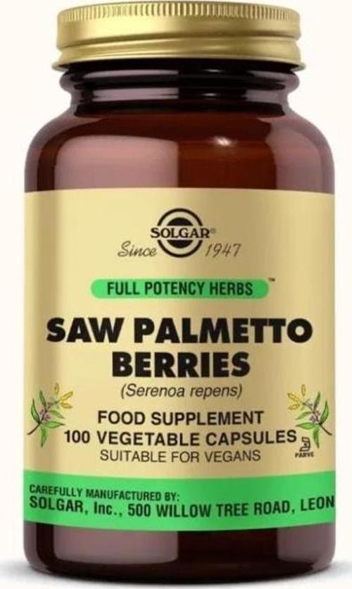 Saw Palmetto Berries 100 Kapsül
