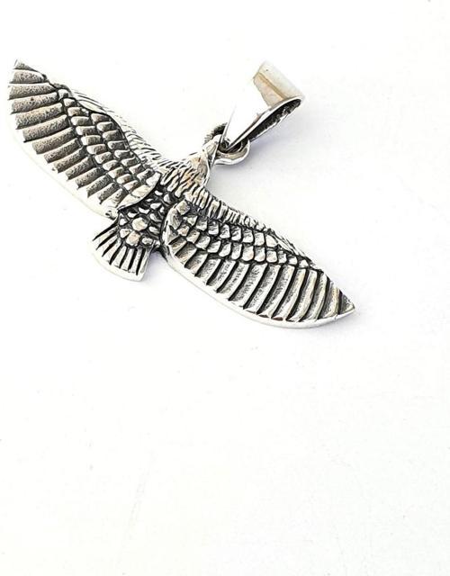 Kartal Figürlü 925Ayar Gümüş Kolye Ucu