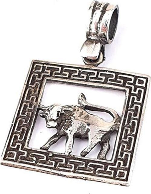 Boğa Burcu Gümüş Kolye Ucu