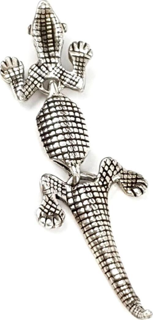 Kertenkele Figürlü Gümüş Kolye Ucu