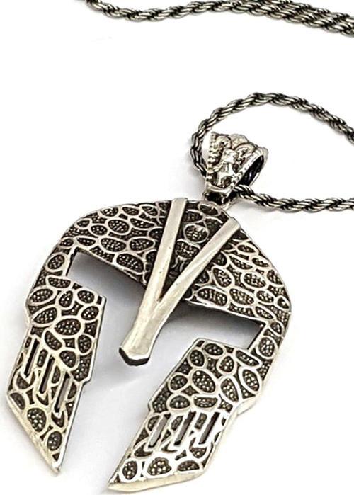 Miğfer Tasarımı 925 Gümüş Kolye Ucu