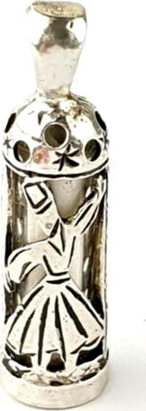 Semazen Figürlü Gümüş Cevşen Kolye Ucu