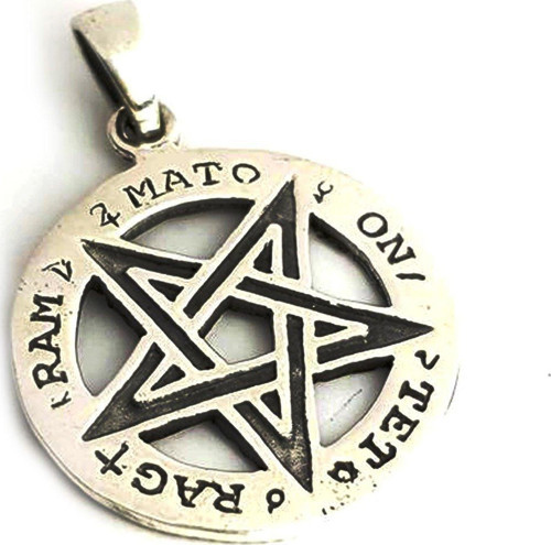 Gümüş Pentagram Kolye Ucu