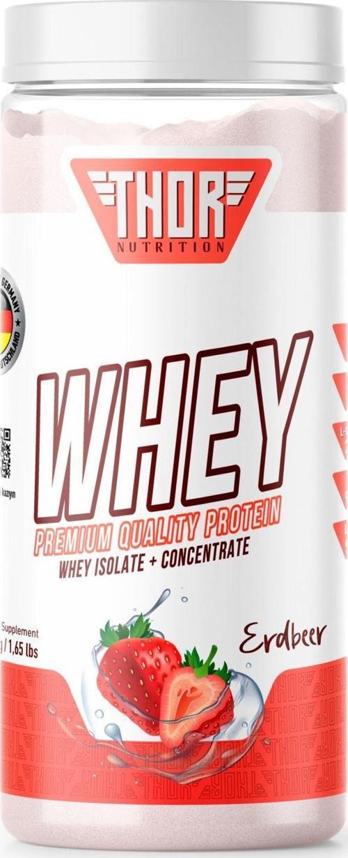 750 Gr Whey Protein 25Servis Çilek Aromalı+ Shaker Hediye