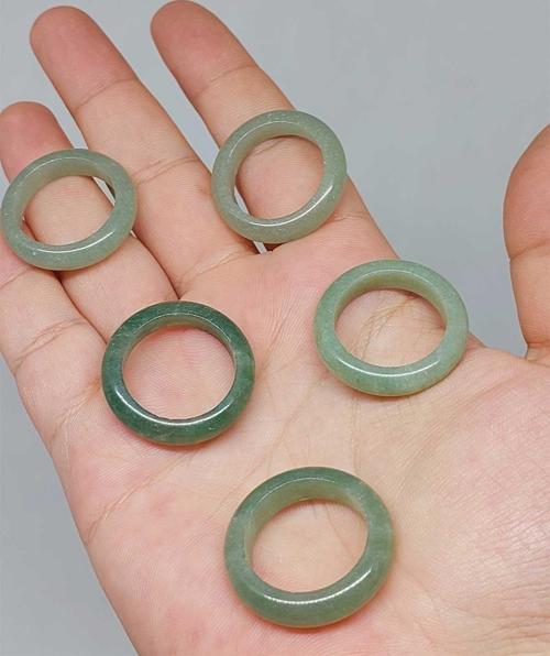 Aventurin Taşı Yüzük 6mm Kalınlığında - Standart Ölçü - 51494