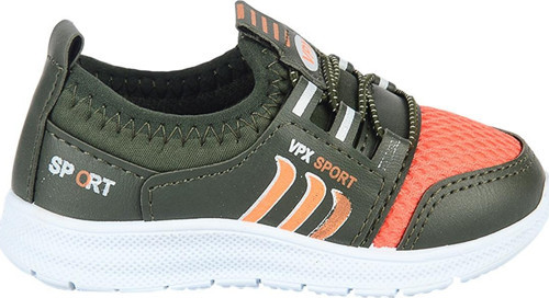 3370 Haki Bağsız Erkek Çocuk Bebe Spor Ayakkabı