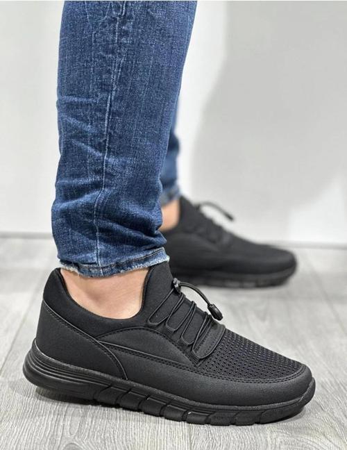 05 Siyah Bağsız Günlük Erkek Spor Ayakkabı