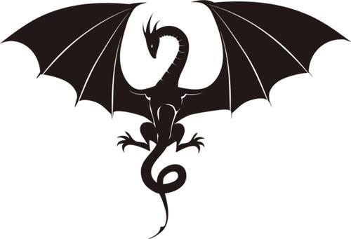 EJDERHA FOLYO STİCKER 100cm Uzunluk