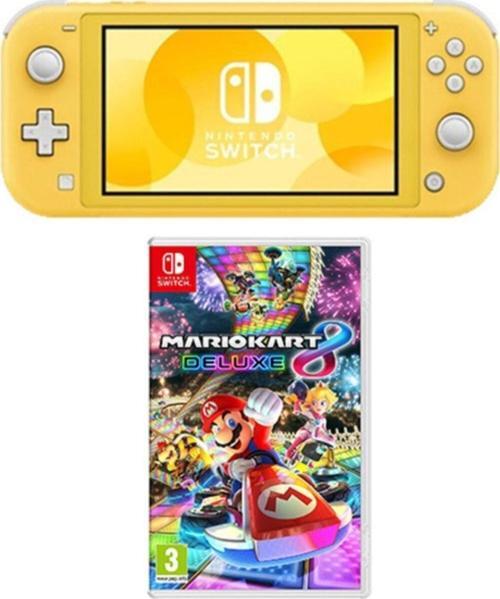 Switch Lite Konsol Sarı + Mario Kart 8 Deluxe  Switch