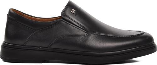 327 Siyah Hakiki Deri Erkek Günlük Ayakkabı