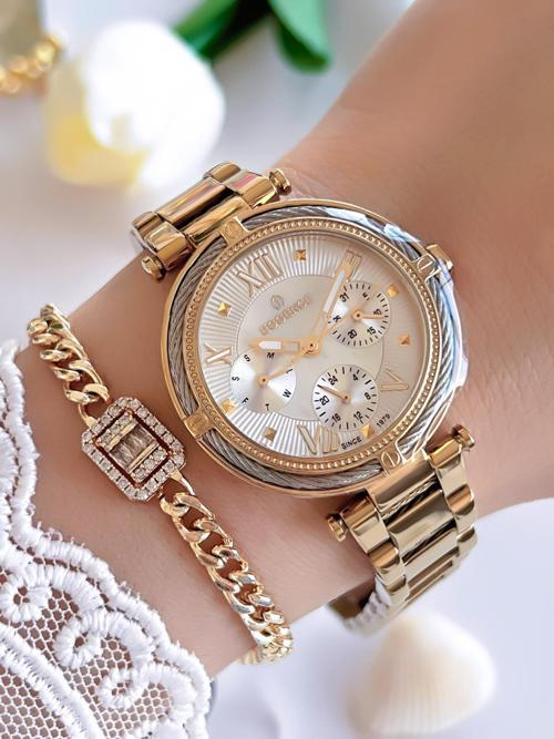 İç Fonksiyonları Aktif Çelik Kordon Kararma Renk Atmaz Yapmaz Kadın Kol Saati BES69009FE.120