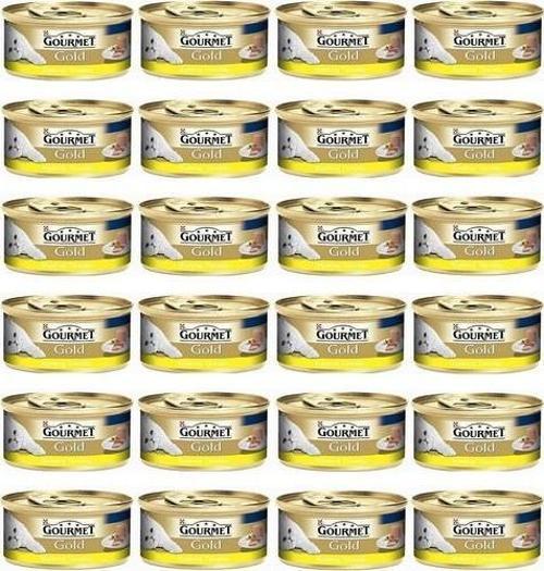 Gold Kiyilmiş Tavuk Etli Yetişkin Kedi Konservesi 85 Gr 24 Adet