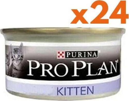 Kitten Tavuk Etli Yavru Kedi Konservesi 85 Gr ( 24 Adet x 85 Gr )