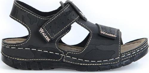 760-5 Siyah Cırtlı Erkek Çocuk Sandalet