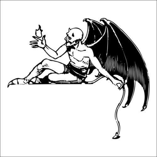 ŞEYTAN FOLYO STİCKER 130cm Uzunluk