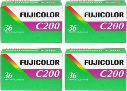 C200 36'lık Renkli Negatif Film (4 Adet)