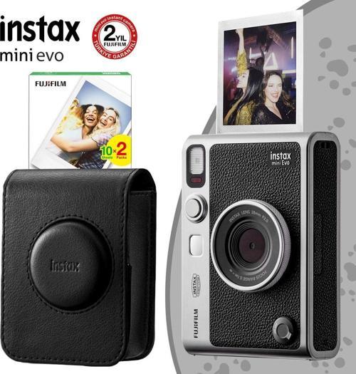 Mini Evo Siyah Fotoğraf Makinesı Ve Hediye Seti 4