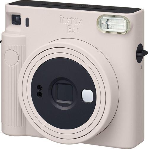 Sq1 Beyaz Fotoğraf Makinesi 10Lu Kare Film Ve Pleksi Çerçeve