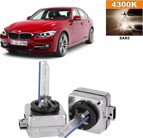 BMW 3 Serisi F30 2012-2017 Xenon D1S / D1R 4300K Sarı HID Xenon Ampul 2 Adet