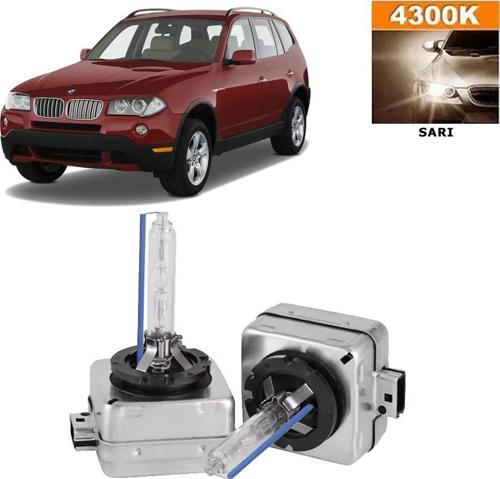 BMW X3 Serisi E83 2004-2010 Xenon D1S / D1R 4300K Sarı HID Xenon Ampul 2 Adet