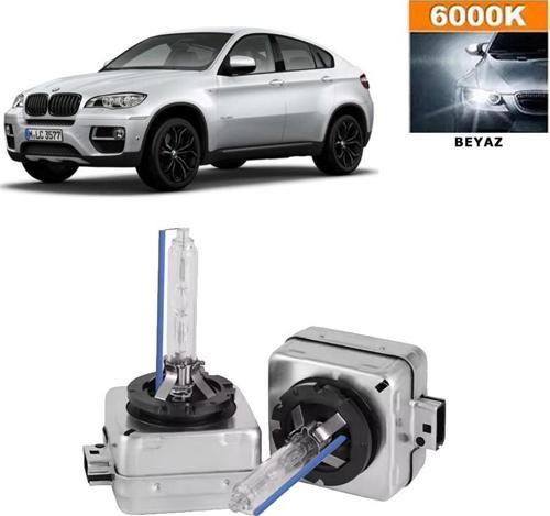 BMW X6 Serisi E71 2008-2014 Xenon D1S / D1R 6000K Beyaz HID Xenon Ampul 2 Adet