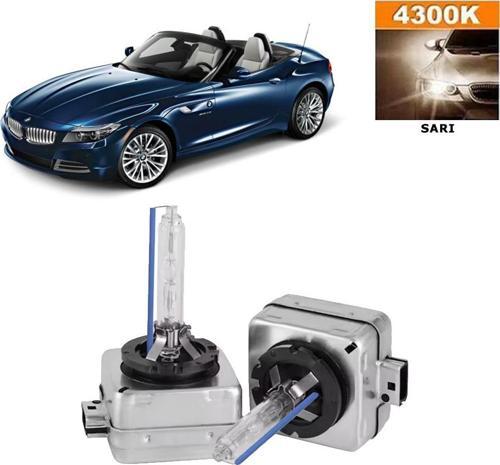BMW Z4 Serisi E89 Xenon D1S / D1R 4300K Sarı HID Xenon Ampul 2 Adet