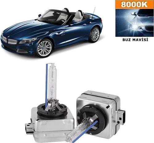 BMW Z4 Serisi E89 Xenon D1S / D1R 8000K Buz Mavisi HID Xenon Ampul 2 Adet