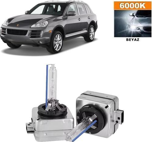 Porsche Cayenne 2002-2010 D1S / D1R 6000K Beyaz HID Xenon Ampul 2 Adet