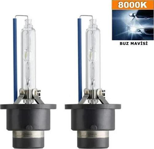 Tecnopoint D2S / D2R 8000K Buz Mavisi HID Xenon Ampul 2 Adet