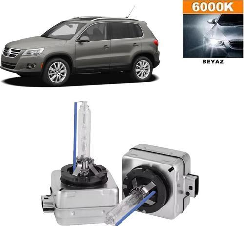 Volkswagen Tiguan 2007-2011 D1S / D1R 6000K Beyaz HID Xenon Ampul 2 Adet